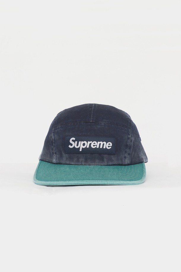 SUPREME - 모자 - 슈프림 피그먼트 패치로고 투톤 공용 캠프캡 SS24H26 NAVY