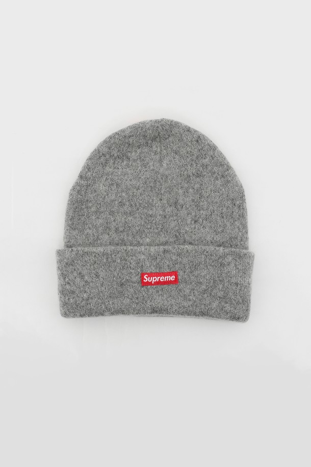 SUPREME - 모자 - 슈프림 스몰 패치로고 모헤어 공용 비니 FW24BN62 HTH GREY