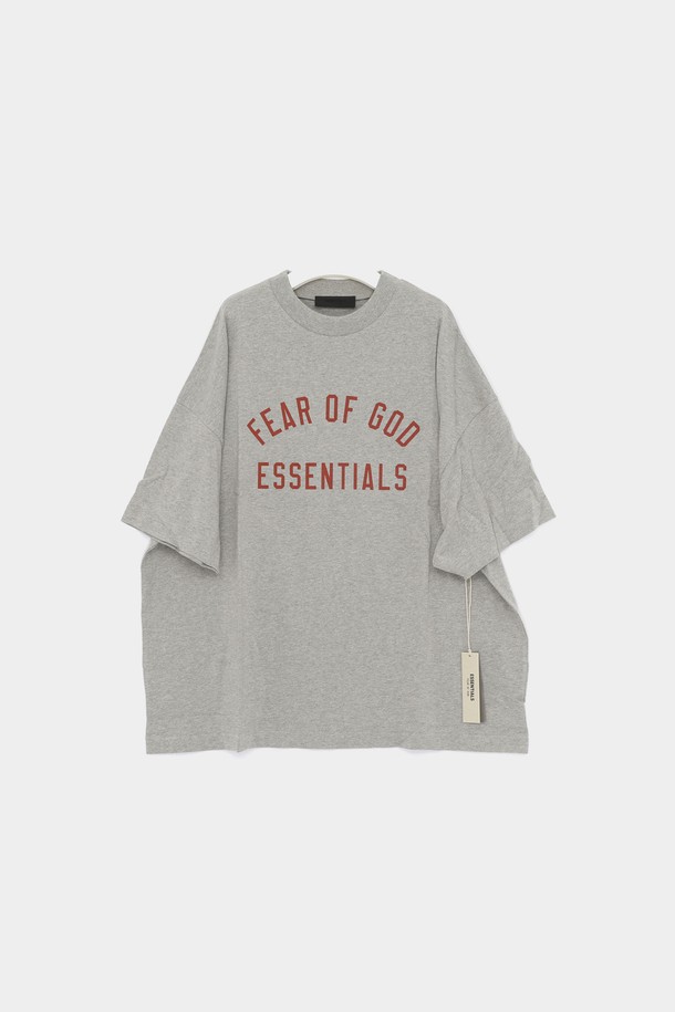 FEAR OF GOD - 반팔티셔츠 - 피어오브갓 24FW 에센셜 프린트 저지 오버핏 반팔 남성 티셔츠 125BT244191F