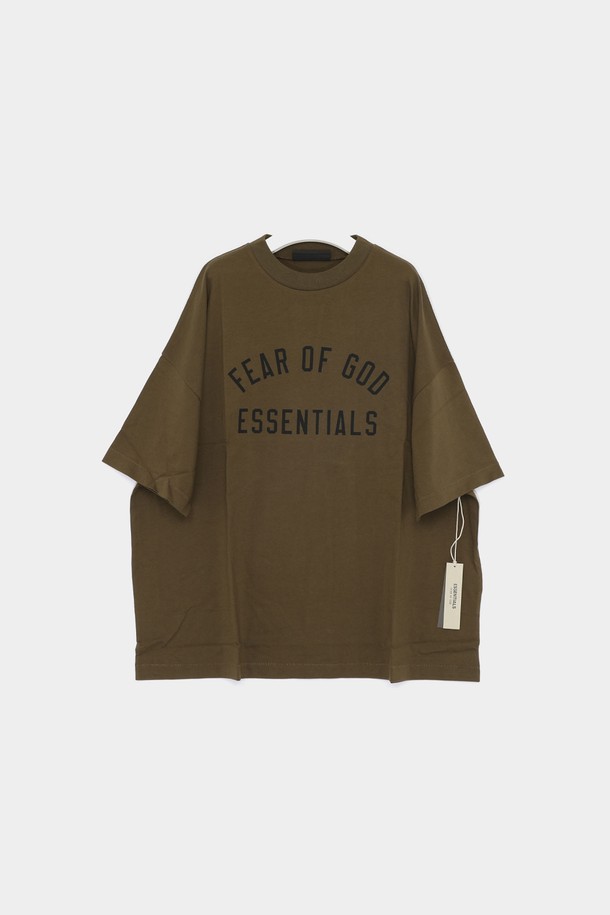 FEAR OF GOD - 반팔티셔츠 - 피어오브갓 24FW 에센셜 프린트 저지 오버핏 반팔 남성 티셔츠 125BT244194F