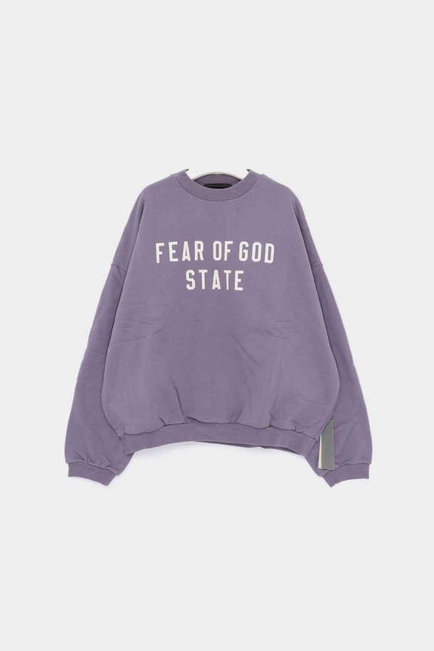 FEAR OF GOD - 스웨트셔츠 - 피어오브갓 24FW 에센셜 헤비 플리스 오버핏 스웨트 남성 맨투맨 192BT246237F