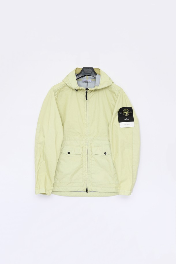 STONE ISLAND - 사파리/필드자켓 - 스톤아일랜드 와펜로고 멤브라나 3L TC 후드 남성 자켓 801541123 V0051