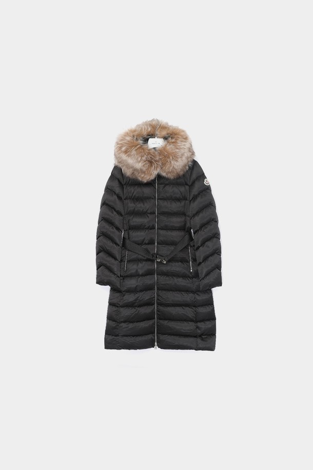 MONCLER - 다운/패딩 - 몽클레어 24FW 리어지 패치로고 벨티드 후드퍼 롱패딩 여성 자켓  1C00045 59685 99M LEERSIE