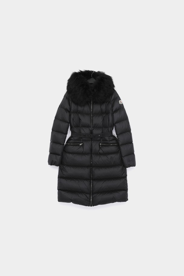 MONCLER - 패딩 - 몽클레어 보에딕 패치로고 벨티드 후드퍼 여성 롱패딩 1C00022 595FE 999 BOEDIC