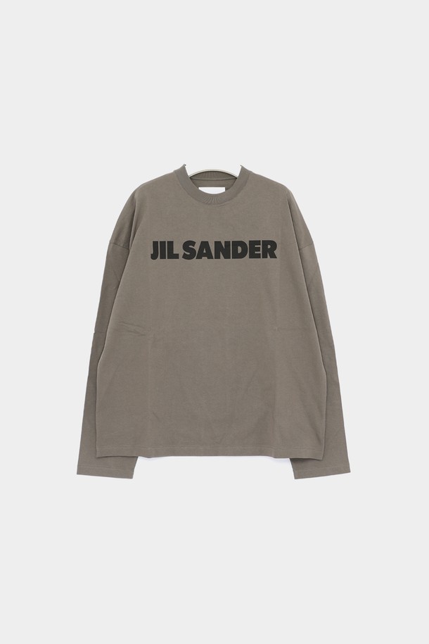 JIL SANDER - 긴팔티셔츠 - 질샌더 영문빅 박스핏 롱슬리브 긴팔 남성 티셔츠 J22GC0136 J20215 312