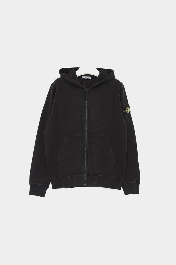 STONE ISLAND - 키즈아우터 - 스톤아일랜드키즈 24FW 와펜로고 후드 집업 남아 자켓 811660720 V0029/6A 8A