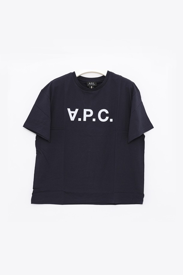 A.P.C. - 반소매 티셔츠 - 아페세 VPC로고 반팔 여성 티셔츠 COFDW F26325 IAK