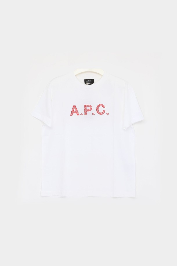 A.P.C. - 반소매 티셔츠 - 아페세 APC로고 첼시 반팔 여성 티셔츠 COEIO F26354 TAB