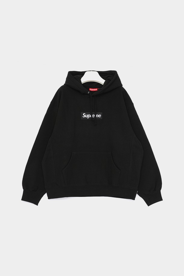 SUPREME - 후디 - 슈프림 박스로고 스웨트 남성 후드티 FW24SW11 BLACK