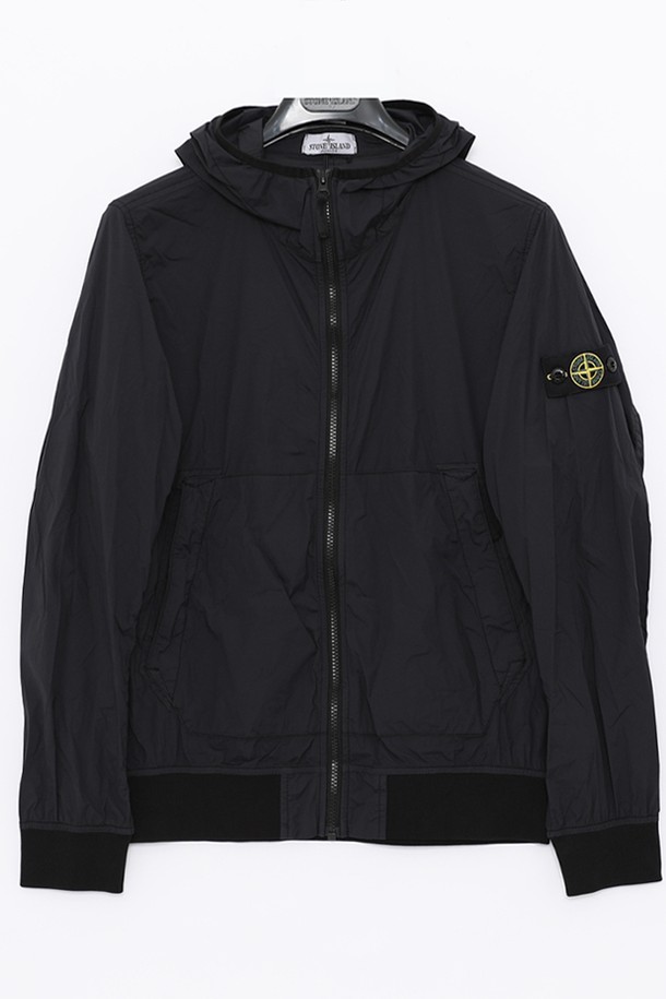 STONE ISLAND - 의류 - 스톤키즈 와펜로고 나일론 후드 남아(여아) 자켓 801641136 V0029/8A