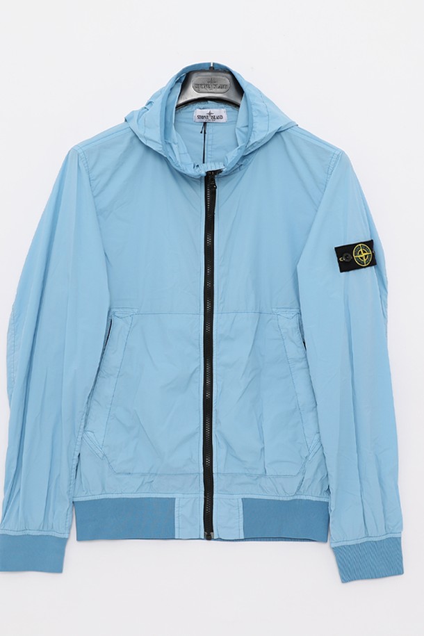 STONE ISLAND - 의류 - 스톤키즈 와펜로고 나일론 후드 남아(여아) 자켓 801641136 V0040/8A