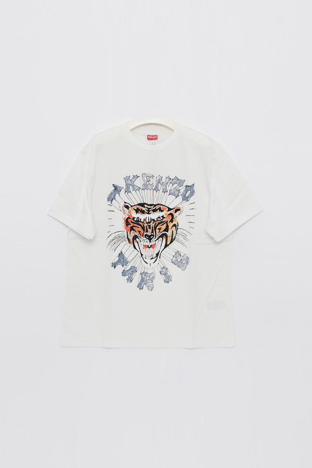 KENZO - 반팔티셔츠 - 겐조 24SS 5TS274 4SG 02 바시티 티셔츠