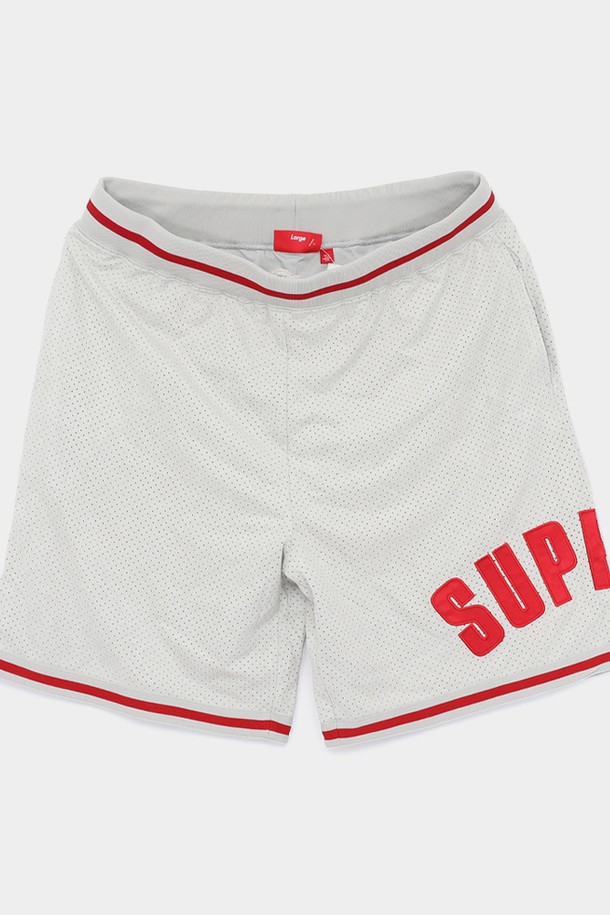 SUPREME - 하프팬츠 - 슈프림 울트라스웨이드 메쉬 쇼츠 남성 반바지 SS24SH7 GREY