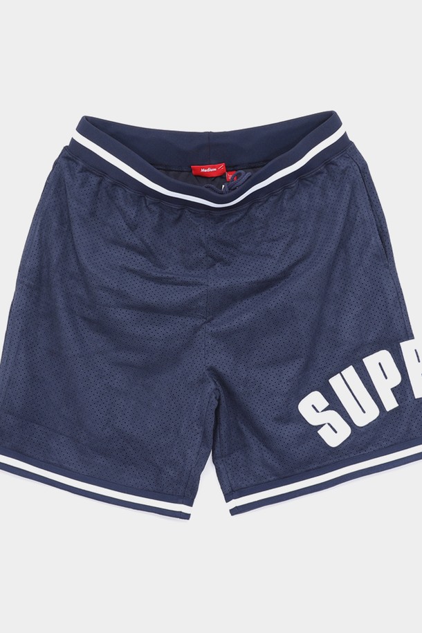 SUPREME - 하프팬츠 - 슈프림 울트라스웨이드 메쉬 쇼츠 남성 반바지 SS24SH7 NAVY