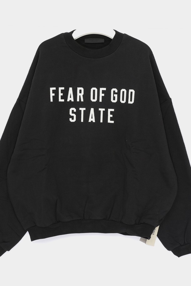 FEAR OF GOD - 스웨트셔츠 - 피어오브갓 24FW 에센셜 헤비 플리스 오버핏 스웨트 남성 맨투맨 192BT246230F