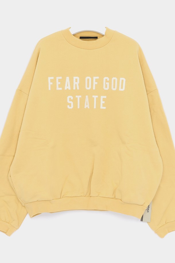 FEAR OF GOD - 스웨트셔츠 - 피어오브갓 24FW 에센셜 헤비 플리스 오버핏 스웨트 남성 맨투맨 192BT246233F