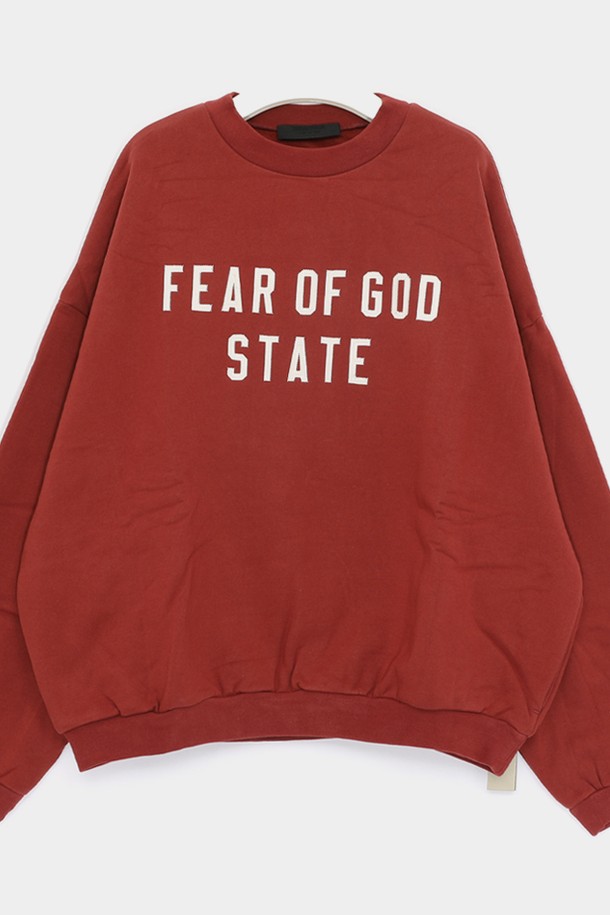 FEAR OF GOD - 스웨트셔츠 - 피어오브갓 24FW 에센셜 헤비 플리스 오버핏 스웨트 남성 맨투맨 192BT246236F