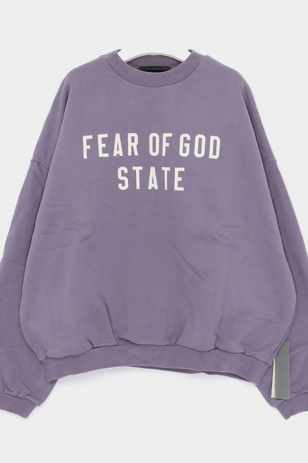 FEAR OF GOD - 스웨트셔츠 - 피어오브갓 24FW 에센셜 헤비 플리스 오버핏 스웨트 남성 맨투맨 192BT246237F