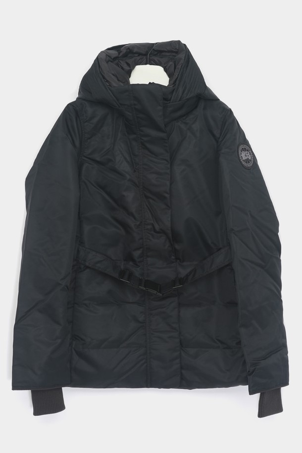 CANADA GOOSE - 점퍼 - 캐나다구스 24FW 맥켄 블랙라벨 패치로고 벨티드 후드 패딩 여성 자켓 3852WB 61