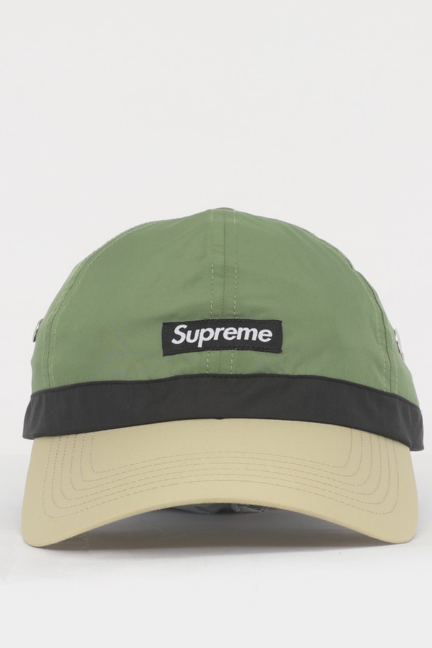 SUPREME - 모자 - 슈프림 패치로고 크라운 밴드 나일론 6패널 공용 캡 SS24H73 OLIVE