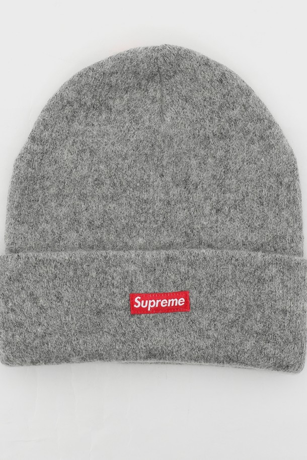 SUPREME - 모자 - 슈프림 스몰 패치로고 모헤어 공용 비니 FW24BN62 HTH GREY