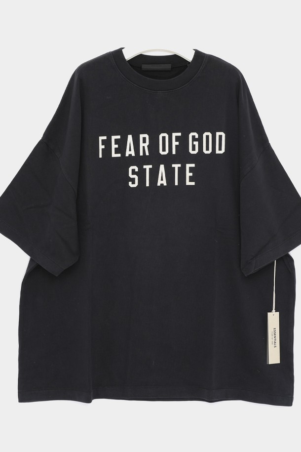 FEAR OF GOD - 반팔티셔츠 - 피어오브갓 24FW 에센셜 스테이트 헤비 오버핏 반팔 남성 티셔츠 125BT242000F