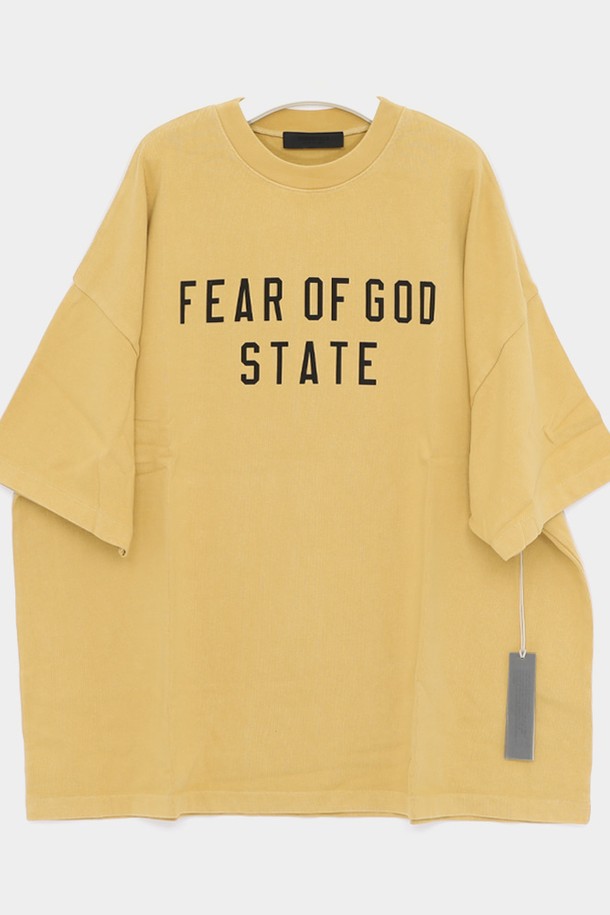 FEAR OF GOD - 반팔티셔츠 - 피어오브갓 24FW 에센셜 스테이트 헤비 오버핏 반팔 남성 티셔츠 125BT242003F