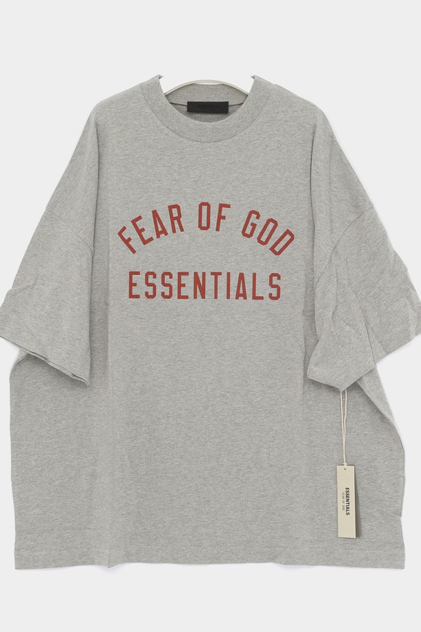 FEAR OF GOD - 반팔티셔츠 - 피어오브갓 24FW 에센셜 프린트 저지 오버핏 반팔 남성 티셔츠 125BT244191F