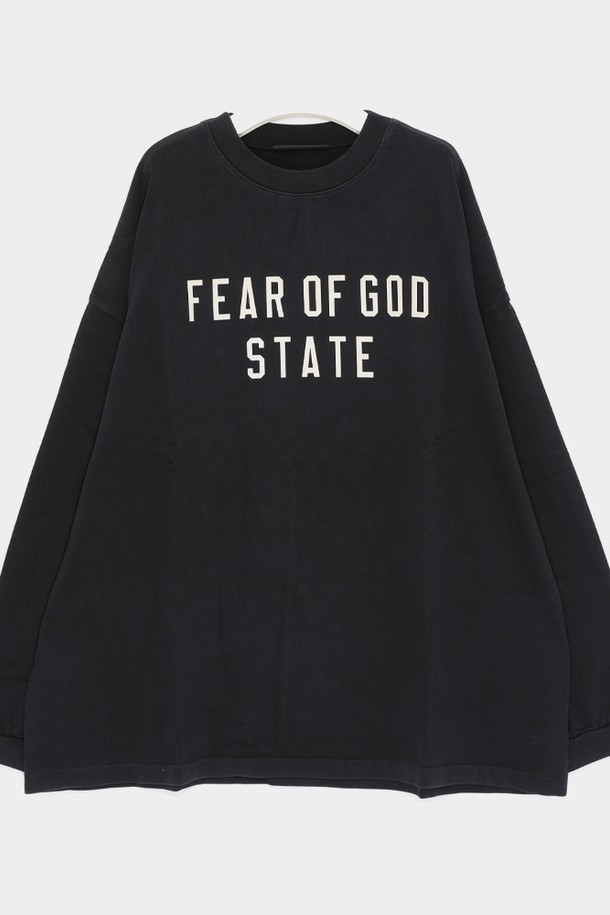 FEAR OF GOD - 긴팔티셔츠 - 피어오브갓 24FW 에센셜 스테이트 헤비 롱슬리브 오버핏 긴팔 남성 티셔츠 125BT242010F