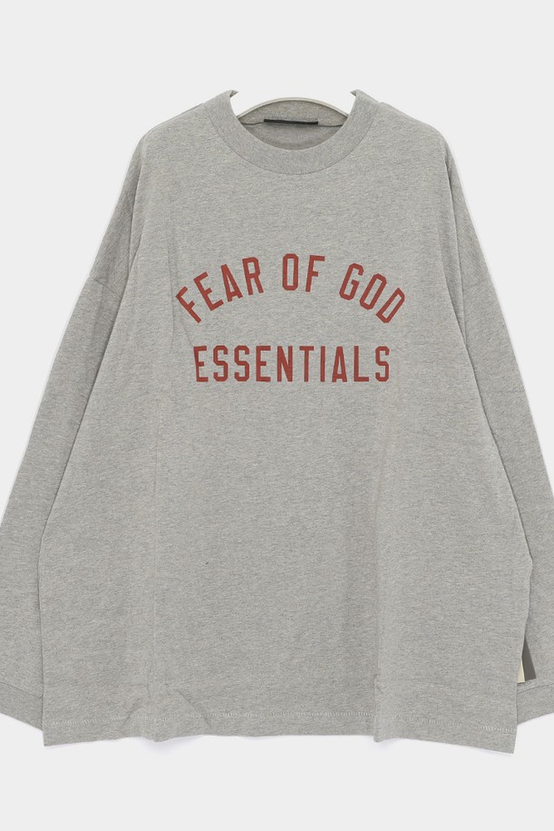 FEAR OF GOD - 긴팔티셔츠 - 피어오브갓 24FW 에센셜 프린트 저지 롱슬리브 오버핏 긴팔 남성 티셔츠 125BT244201F