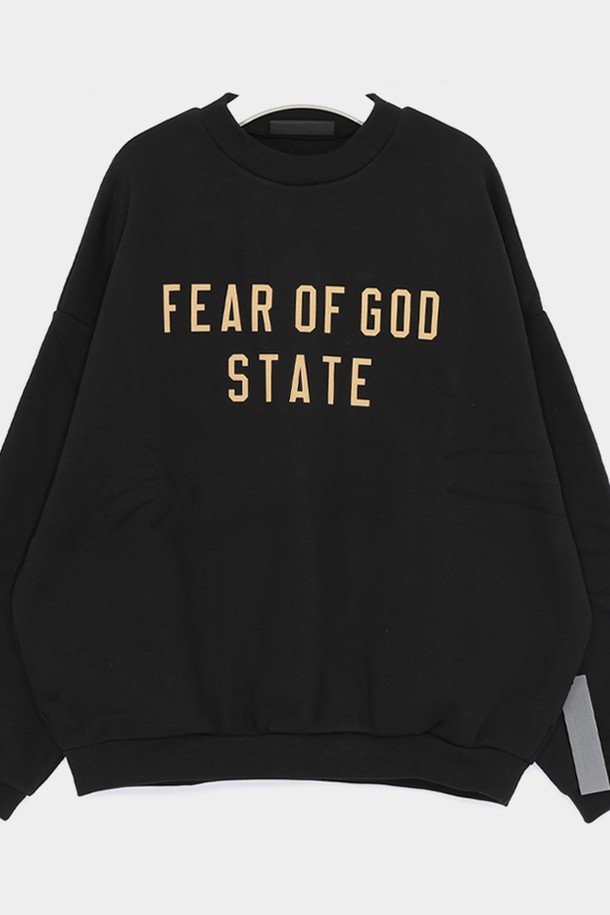 FEAR OF GOD - 스웨트셔츠 - 피어오브갓 24FW 에센셜 플리스 오버핏 스테이트 남성 맨투맨 192BT246260F