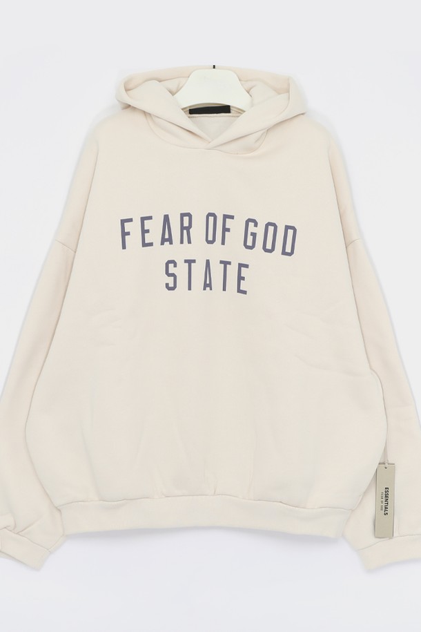 FEAR OF GOD - 후디 - 피어오브갓 24FW 에센셜 플리스 오버핏 스테이트 남성 후드티 192BT246252F