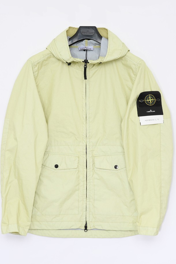 STONE ISLAND - 사파리/필드자켓 - 스톤아일랜드 와펜로고 멤브라나 3L TC 후드 남성 자켓 801541123 V0051