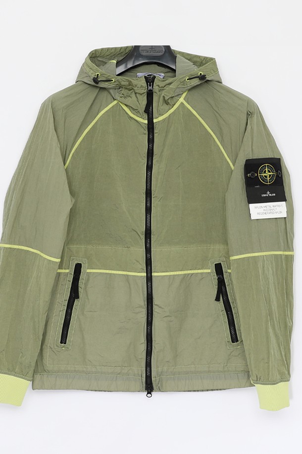 STONE ISLAND - 사파리/필드자켓 - 스톤아일랜드 와펜로고 나일론 메탈 후드 남성 자켓 801542020 V0031