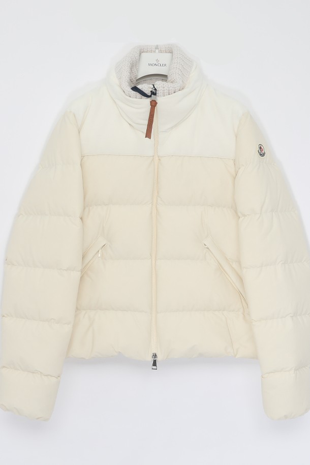 MONCLER - 점퍼 - 몽클레어 24FW 아우프리크 패치로고 벨뱃 포인트 패딩 여성 자켓 1A00074 5977X 050 AUFFRIQUE