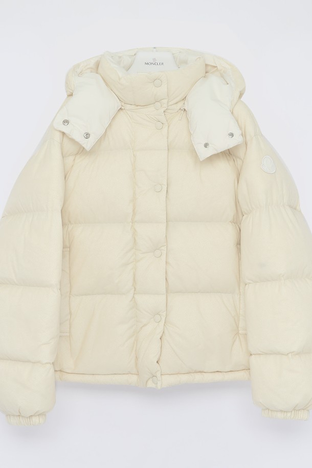 MONCLER - 패딩 - 몽클레어 24FW 에토레 패치로고 후드 패딩 여성 자켓 1A00182 5981B 050 ETTORE