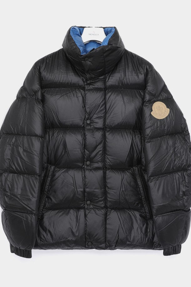 MONCLER - 다운/패딩 - 몽클레어 24FW 데복스 빅패치로고 하이넥 패딩 남성 자켓 1A00188 595GJ 995 DERVOX