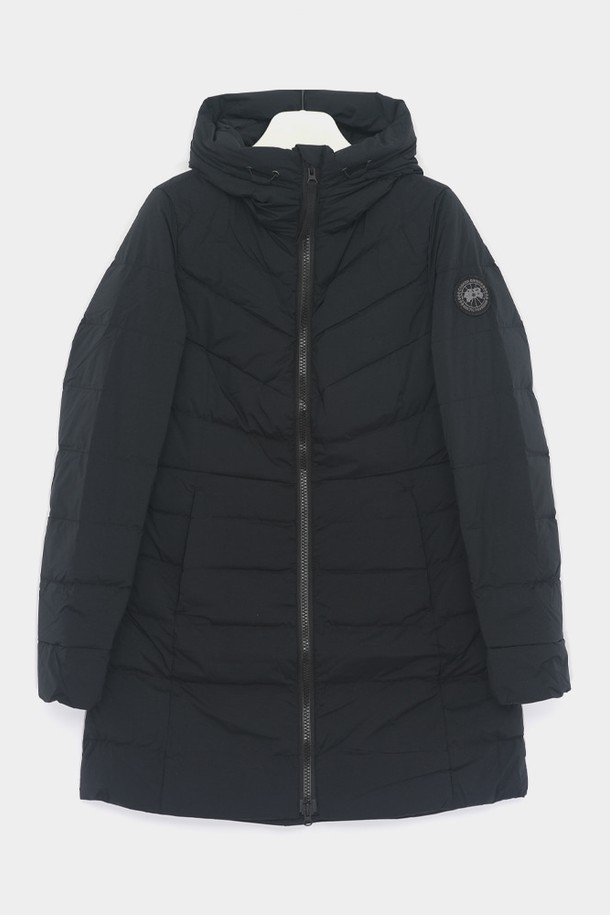 CANADA GOOSE - 점퍼 - 캐나다구스 24FW 클레어 블랙라벨 패치로고 후드 롱패딩 여성 자켓 2331WB 61