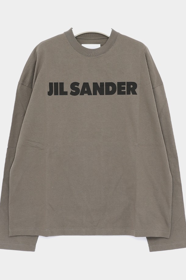 JIL SANDER - 긴팔티셔츠 - 질샌더 영문빅 박스핏 롱슬리브 긴팔 남성 티셔츠 J22GC0136 J20215 312