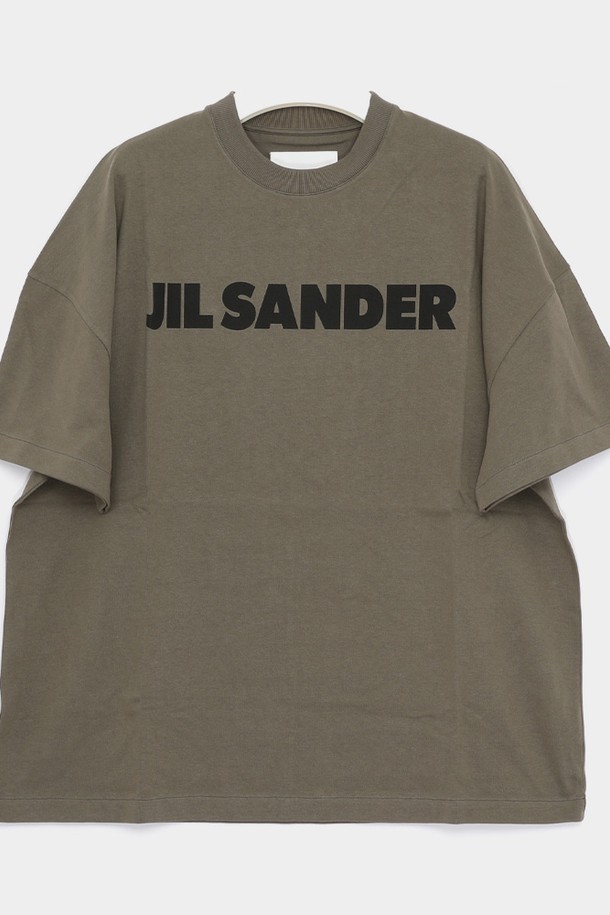 JIL SANDER - 반팔티셔츠 - 질샌더 영문빅로고 오버핏 반팔 남성 티셔츠 J21GC0001 J20215 312