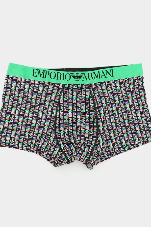 EMPORIO ARMANI - 언더웨어 - 알마니 엠포리오 이글 그린밴드 드로즈 남성 팬티 111290 4R508 17520