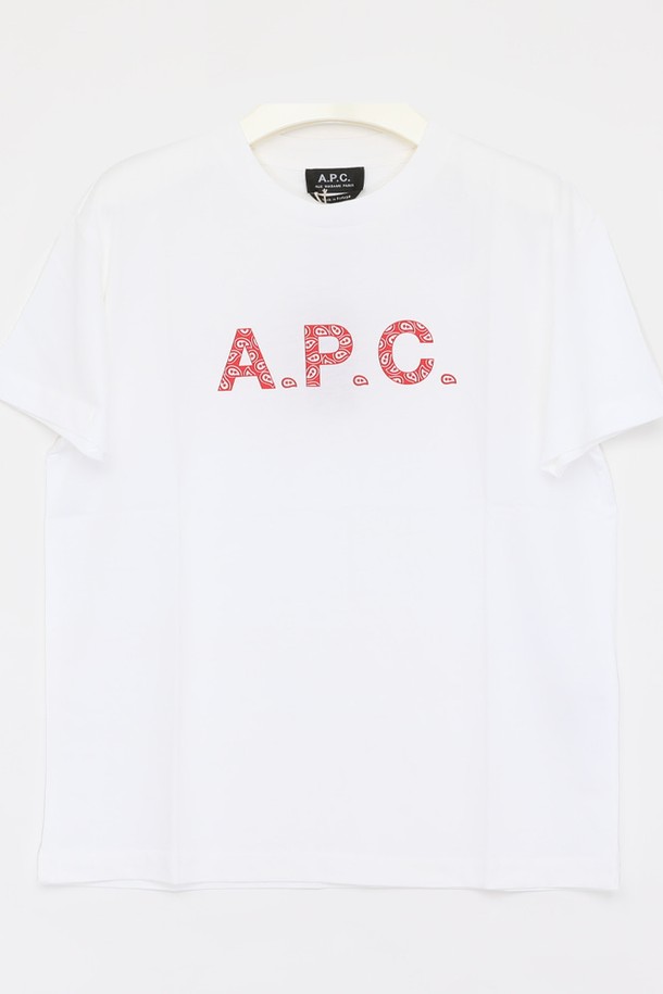 A.P.C. - 반소매 티셔츠 - 아페세 APC로고 첼시 반팔 여성 티셔츠 COEIO F26354 TAB