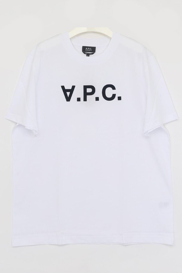 A.P.C. - 반팔티셔츠 - 아페세 25SS VPC로고 스탠다드 반팔 남성 티셔츠 COHBM M26384 TAE