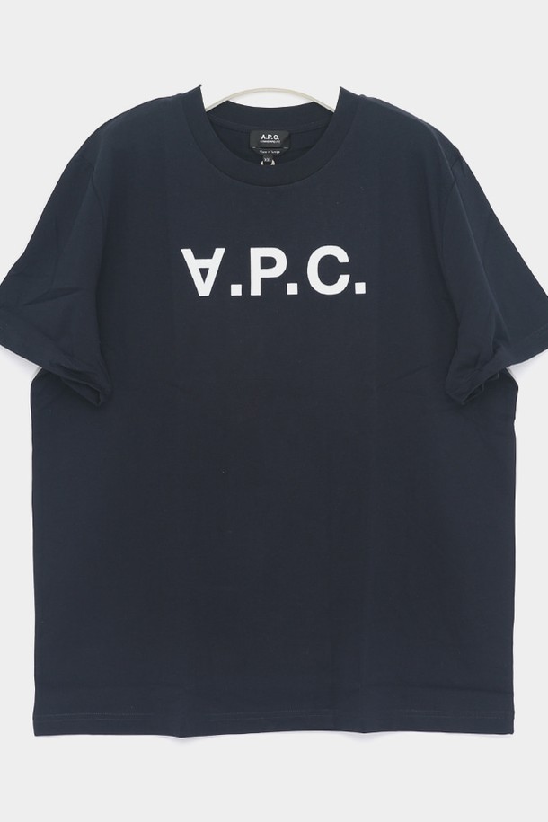 A.P.C. - 반팔티셔츠 - 아페세 25SS VPC로고 스탠다드 반팔 남성 티셔츠 COHBM M26384 TIQ