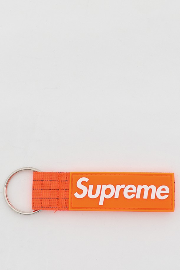 SUPREME - 기타소품 - 슈프림 스트랩로고 립스탑 키체인 공용 키링 RN101837 ORANGE