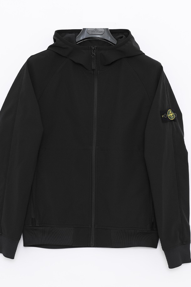 STONE ISLAND - 의류 - 스톤키즈 와펜로고 소프트쉘 후드 남아(여아) 자켓 801640127 V0029/8A