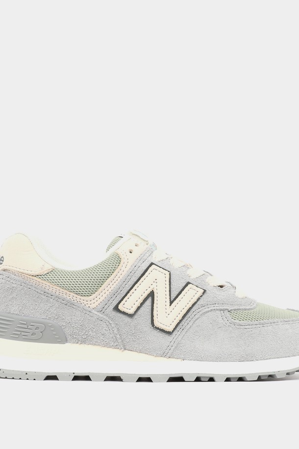 NEW BALANCE - 스니커즈 - 뉴발란스 뉴발 574 슬레이트 그레이 올리빈 스니커즈 WL574GA2