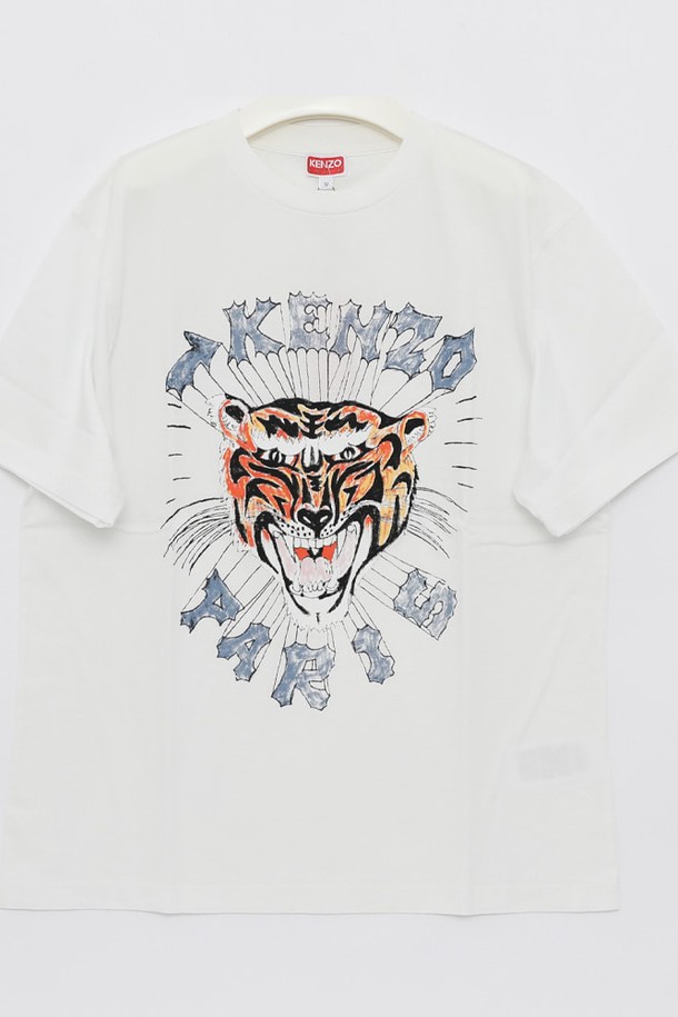 KENZO - 반팔티셔츠 - 겐조 24SS 5TS274 4SG 02 바시티 티셔츠