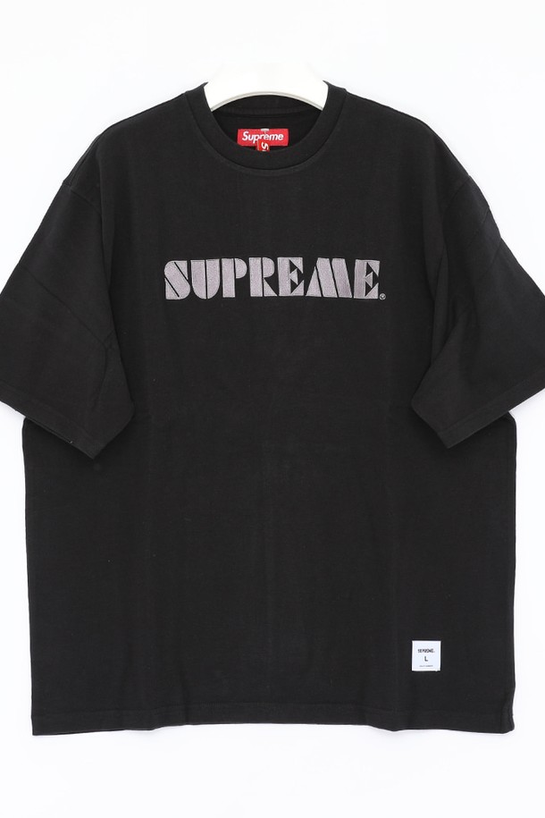 SUPREME - 반팔티셔츠 - 슈프림 24SS SS24KN59 BLACK 스텐실 반팔티