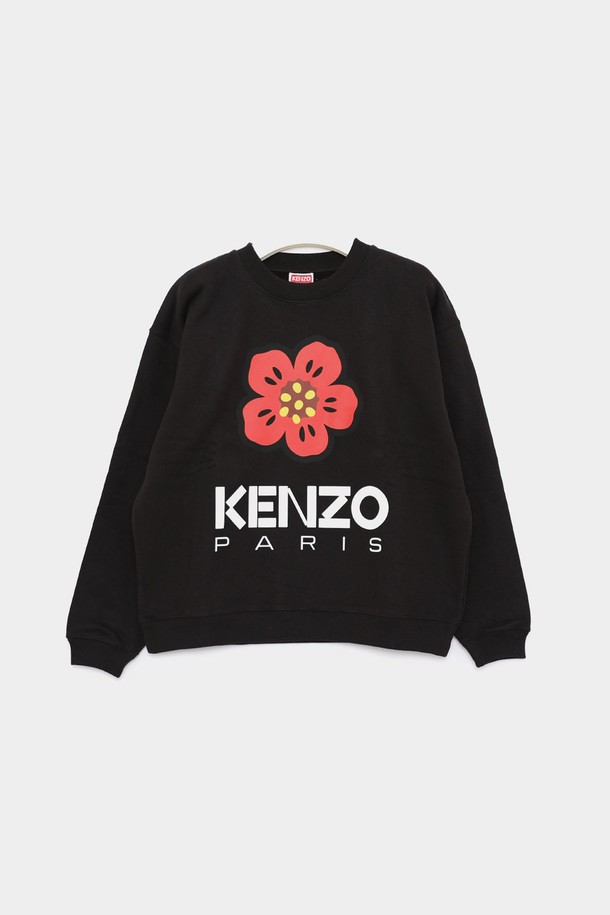 KENZO - 긴소매 티셔츠 - 겐조 보크 플라워 프린트 스웨트 여성 맨투맨 2SW036 4ME 99J